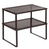 Brown Cabinet Shelf Organizer